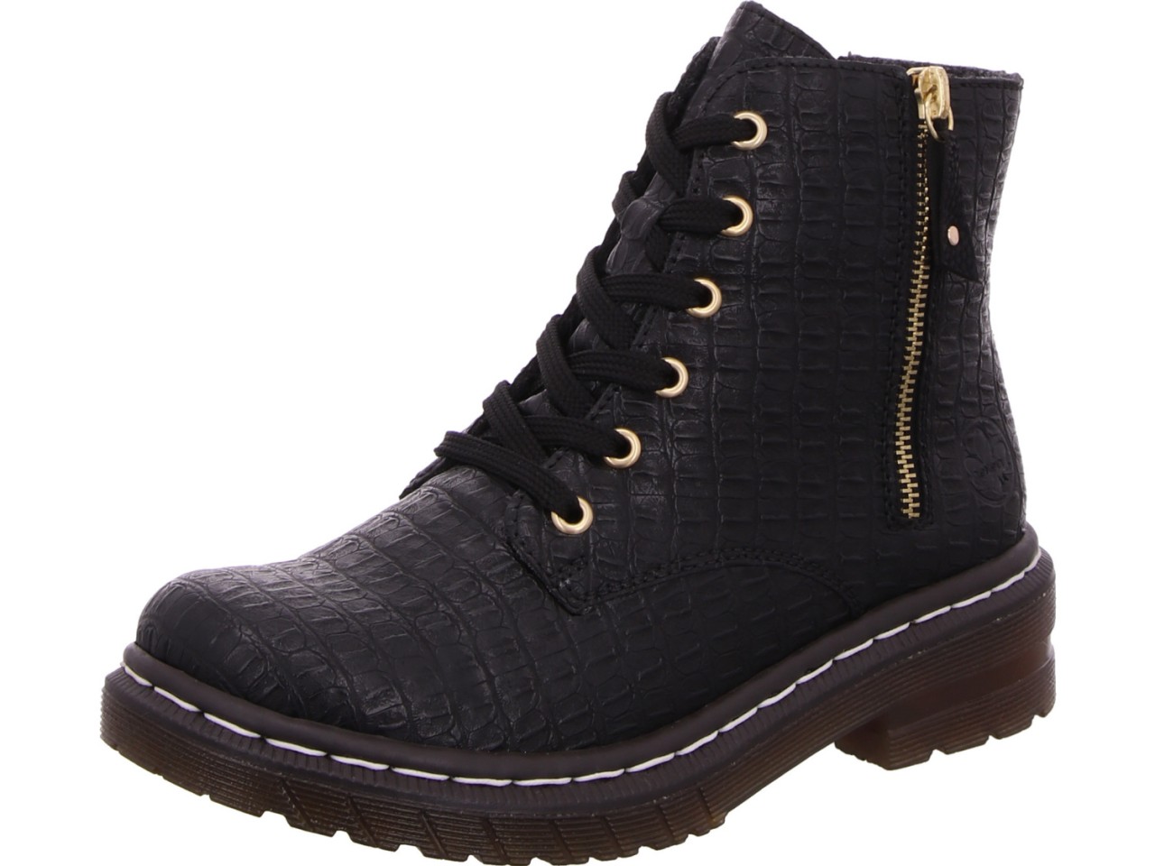 RIEKER Winterstiefel schwarz