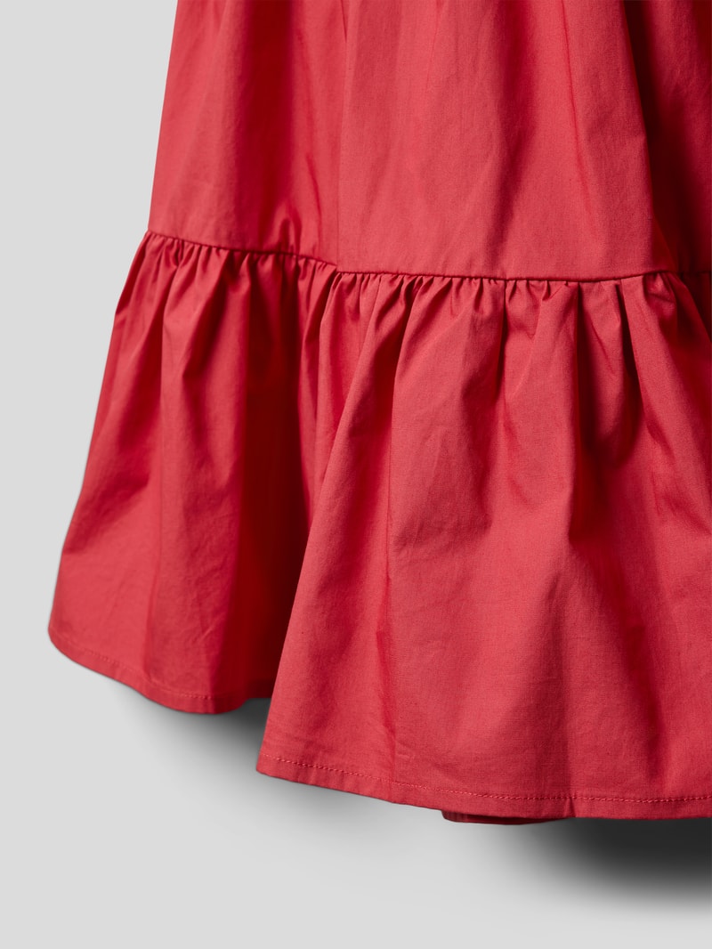 Kleid mit Raffungen Modell 'SORAYA' in rot