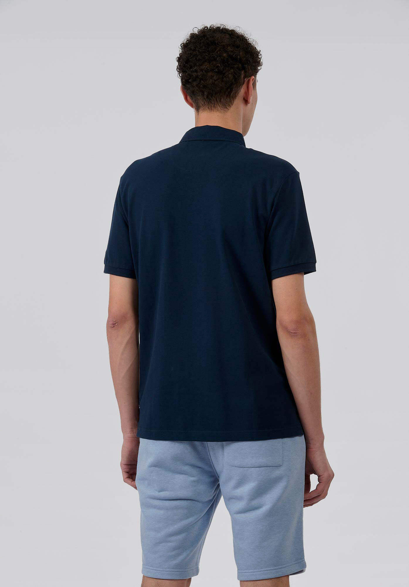 NAEL   Polo bleu homme