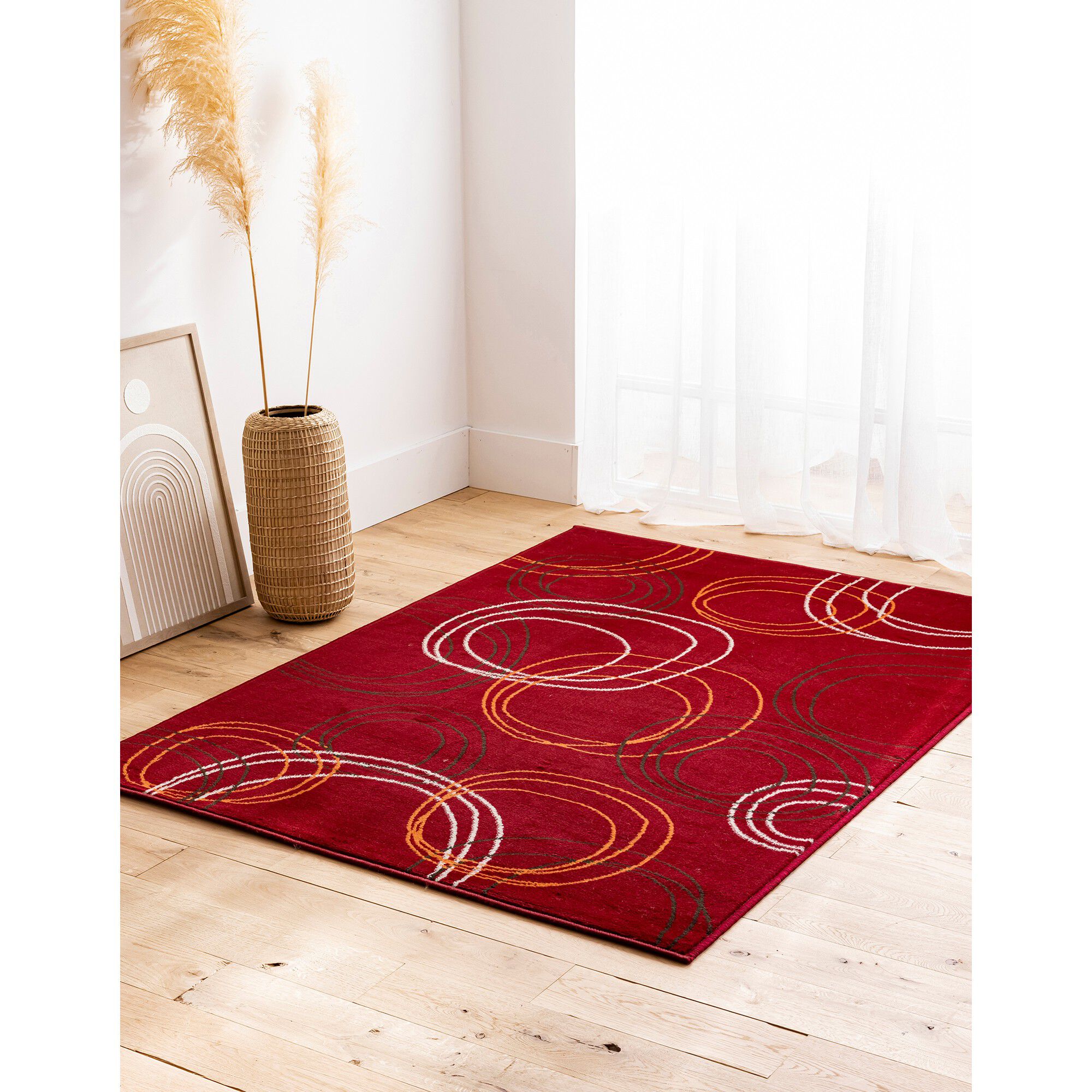 Tapis motifs cercles