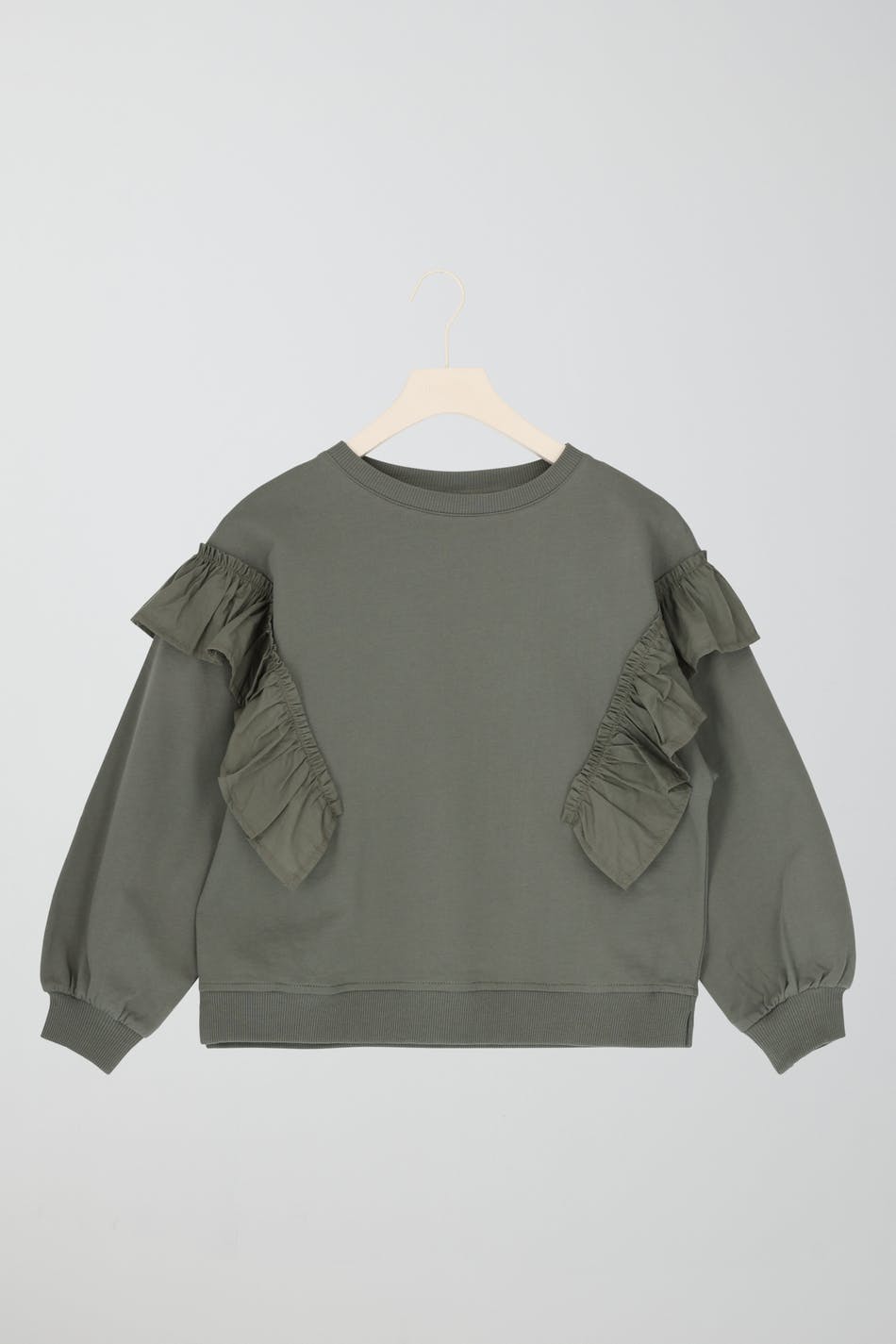 Y frill sweater