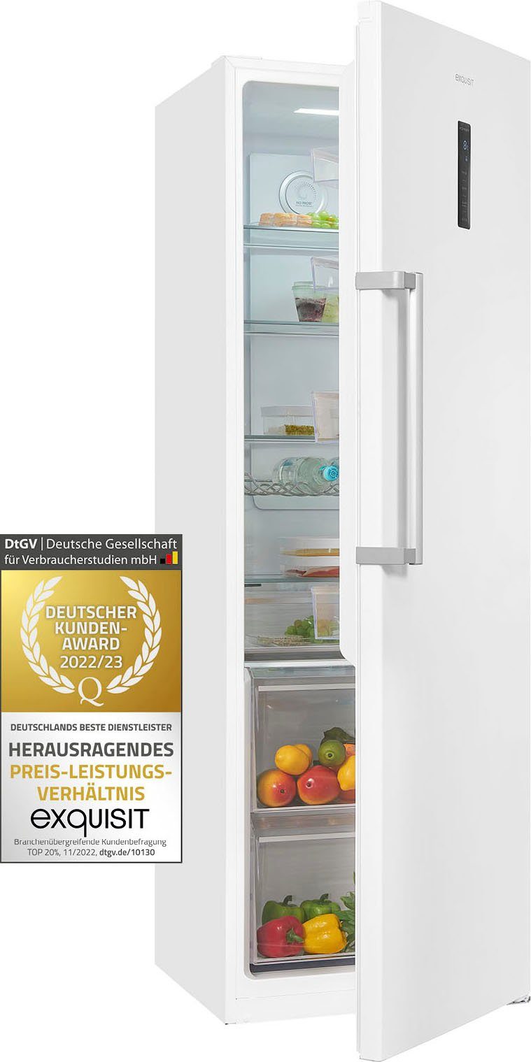 exquisit Vollraumkühlschrank KS360-V-HE-040D, 185 cm hoch, 60 cm breit