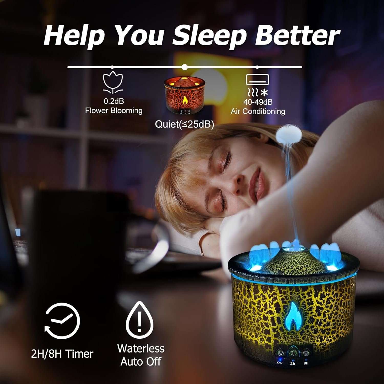 DOPWii Luftbefeuchter Luftbefeuchter,Aroma Diffuser mit 2 Zerstäubungsmodi und Timer,300ml, duftspender und luftreiniger in einem