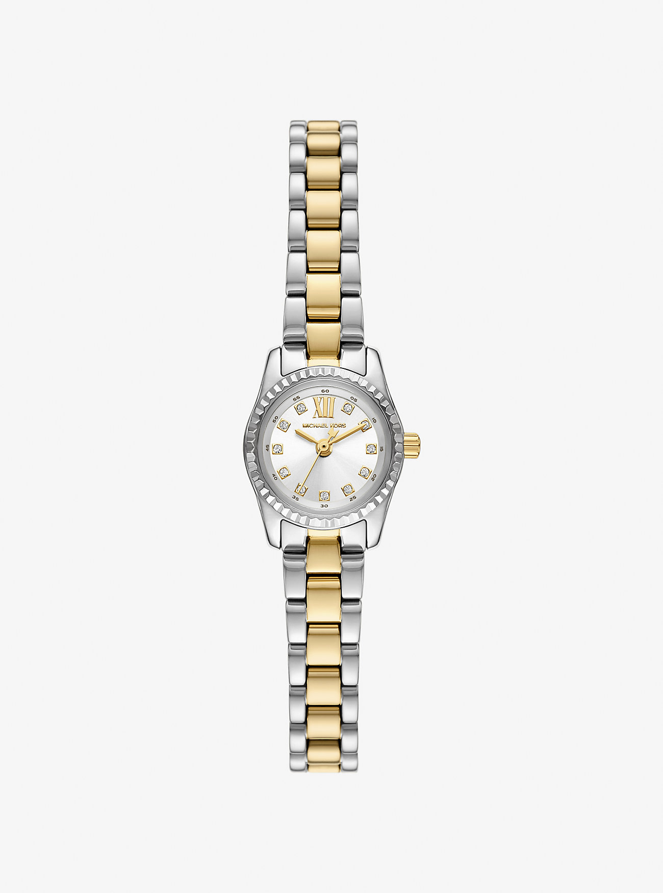 Micro Lexington Pavé Two-Tone Watch - TWO TONE