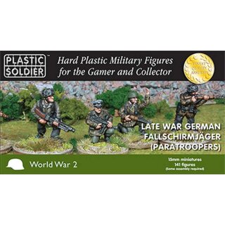 15mm Late War German Fallschirmjäger (141)