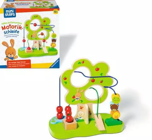 ministeps: Pelles putzmuntere Motorikschleife - Babyspielzeug ab 12 Monaten