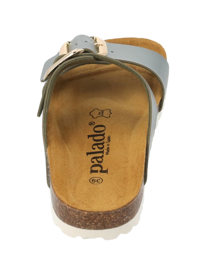 palado Pantoletten in olive metallic günstig kaufen