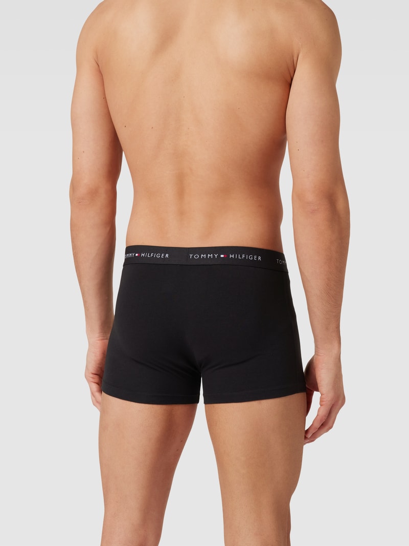Trunks mit Logo-Stitching im 3er-Pack in schwarz
