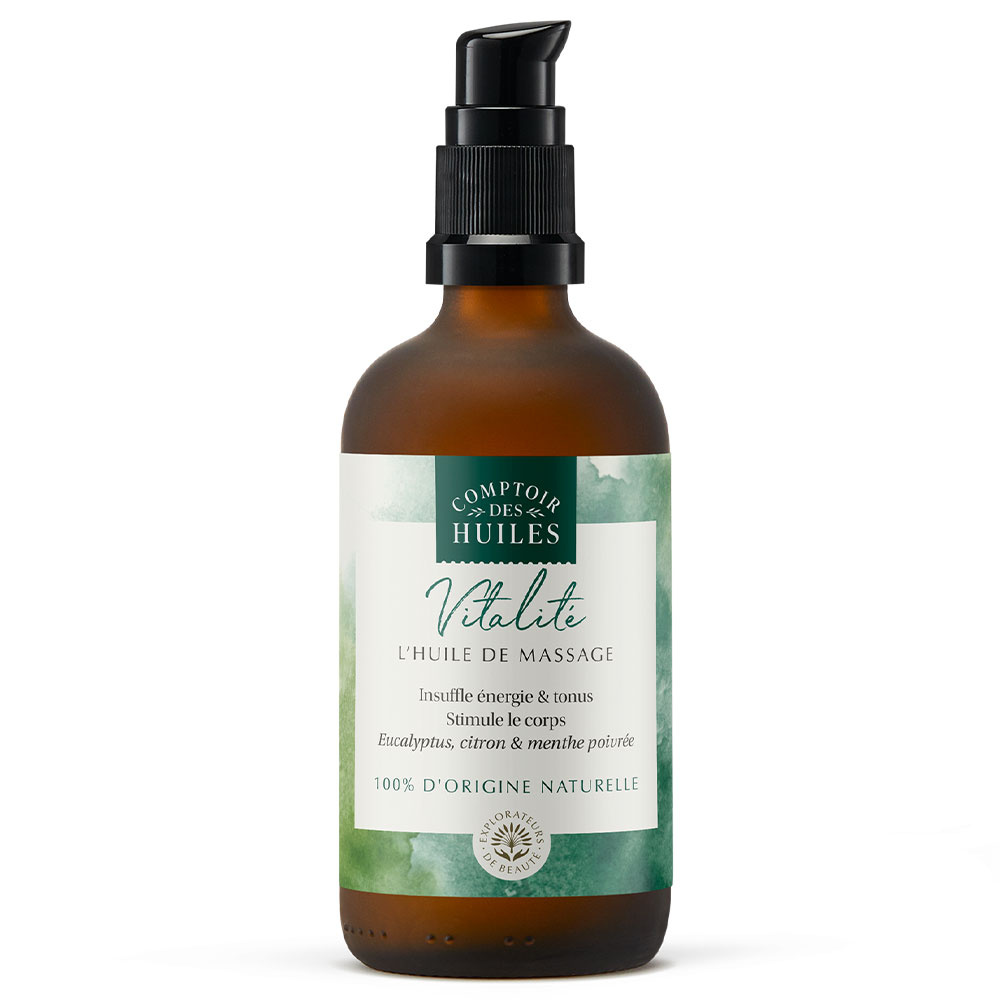 comptoir des huiles Huile de massage bio 