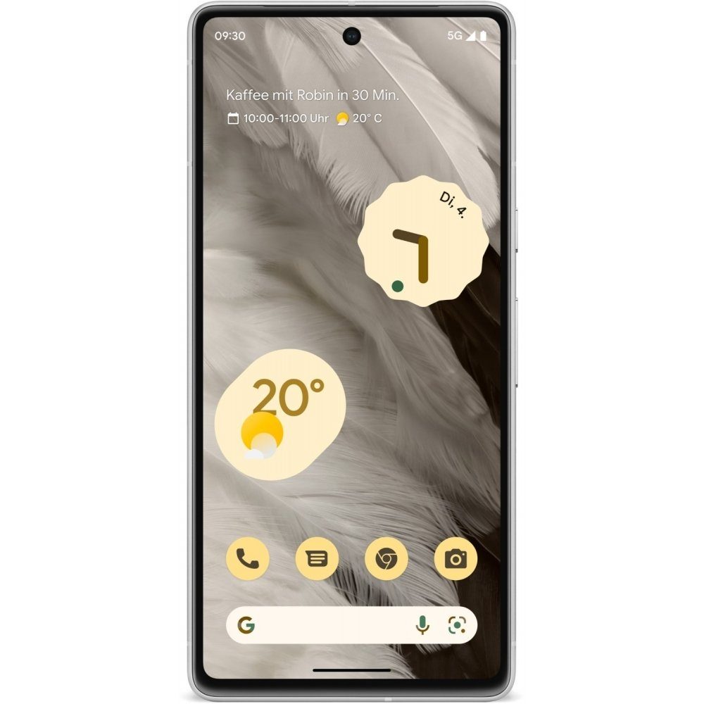 Google Pixel 7 5G 256 GB / 8 GB - Smartphone - snow Smartphone (6,3 Zoll, 256 GB Speicherplatz)