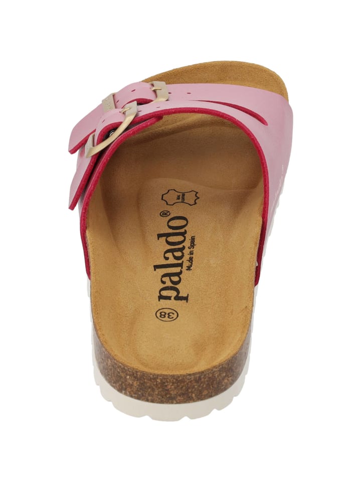 palado Pantoletten in Pink Metallic günstig kaufen