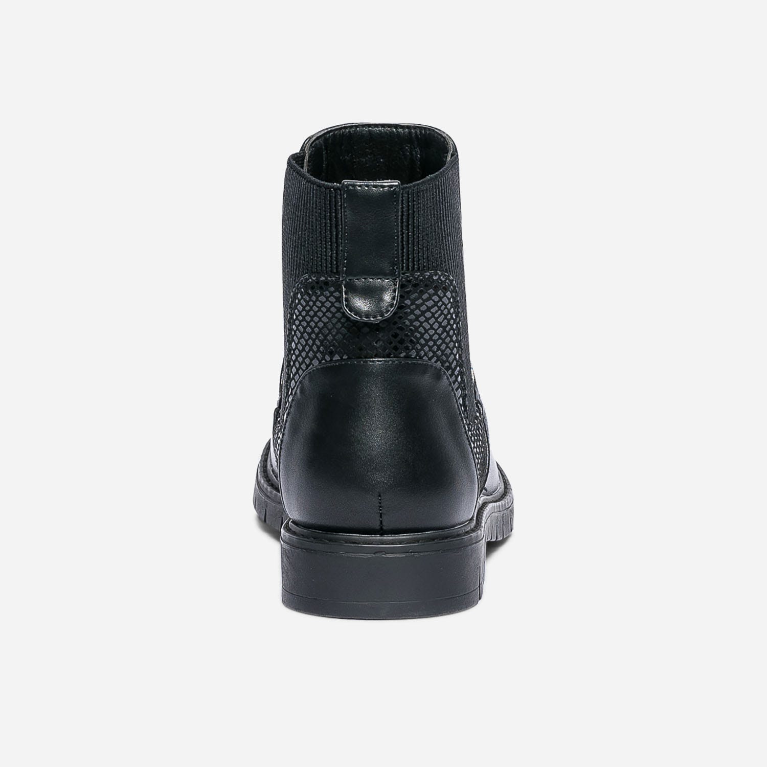 Chelsea boots noir à tige élastiquée