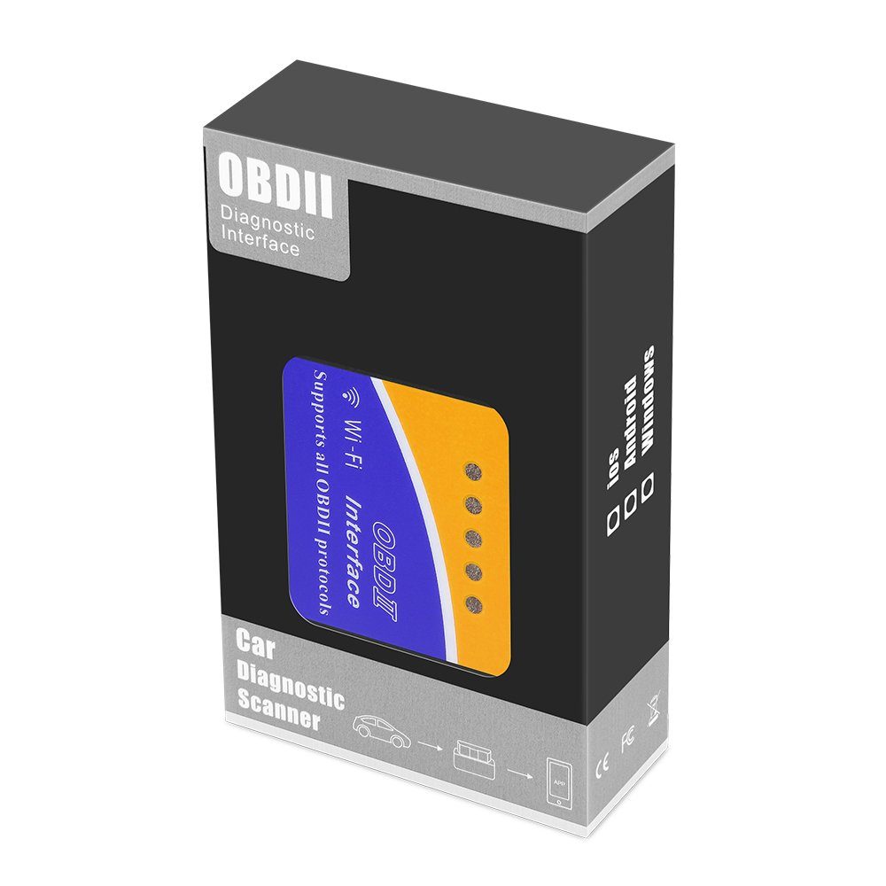 AN-DANNV OBD2-Diagnosegerät Elm327 Wifi Adapter das Motorkontrollleuchte ausschalten, MIL Aus