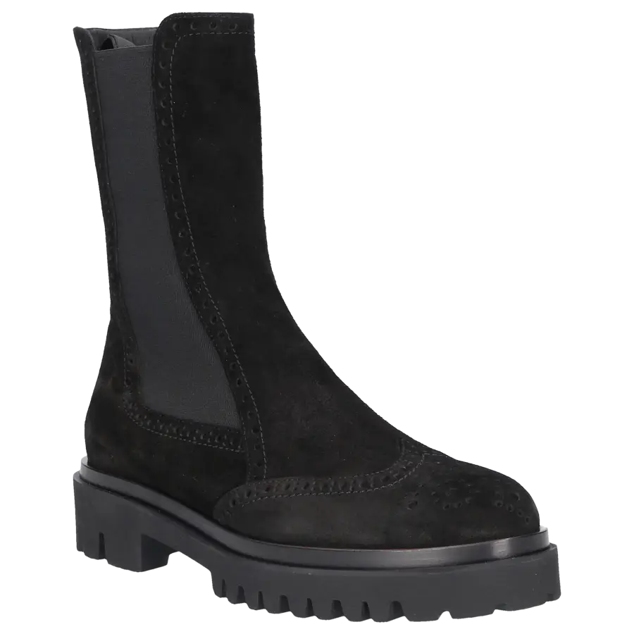 Truman's - Chelsea Boots 9299 Veloursleder - schwarz