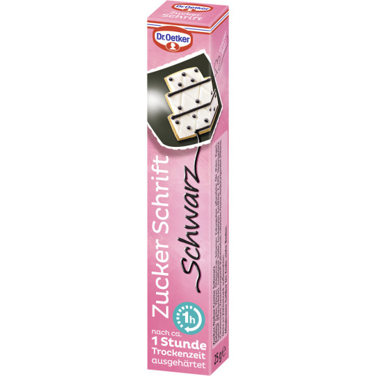 Dr.Oetker Zuckerschrift Schwarz 25G