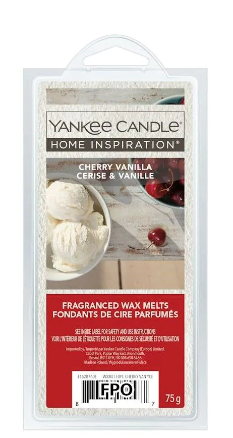 Yankee Candle Home Inspiration vosak za otapanje mirisa trešnje i vanilije