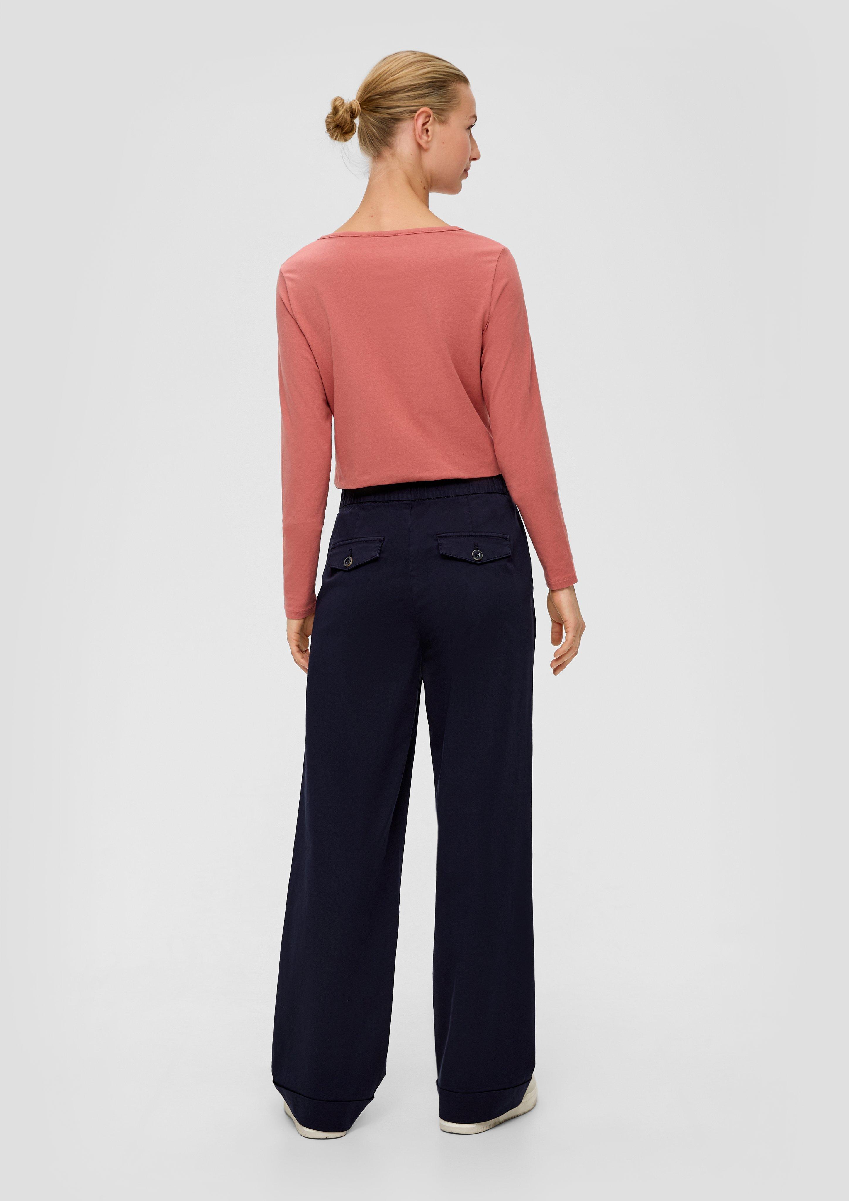 Regular: Twill-Hose mit Bundfalten  2135767-5959