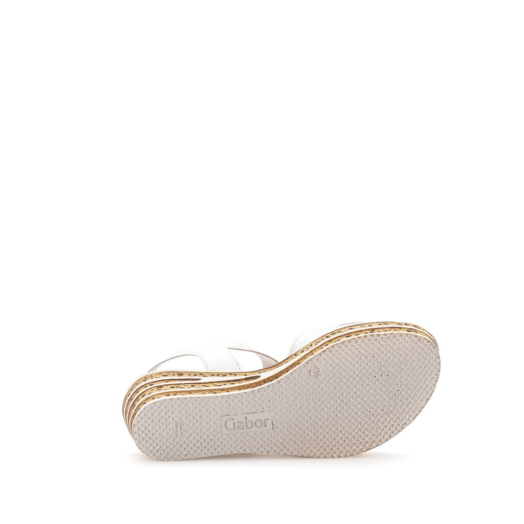Gabor fashion Keilsandalette weiß