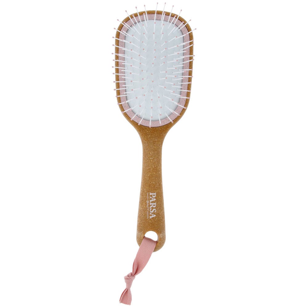 PARSA Beauty Nature Haarbürste Kork Wet & Dry rosa