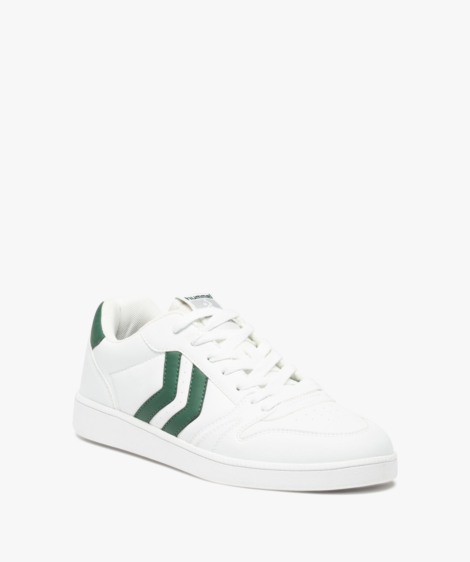 Tennis homme bicolores à lacets – Hummel HandPerfekt blanc | GEMO