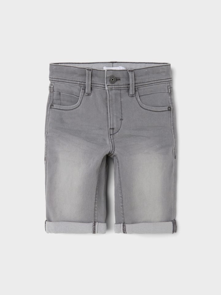 name it Jeansbermuda Long Shorts NKMsofus in medium grey denim günstig kaufen