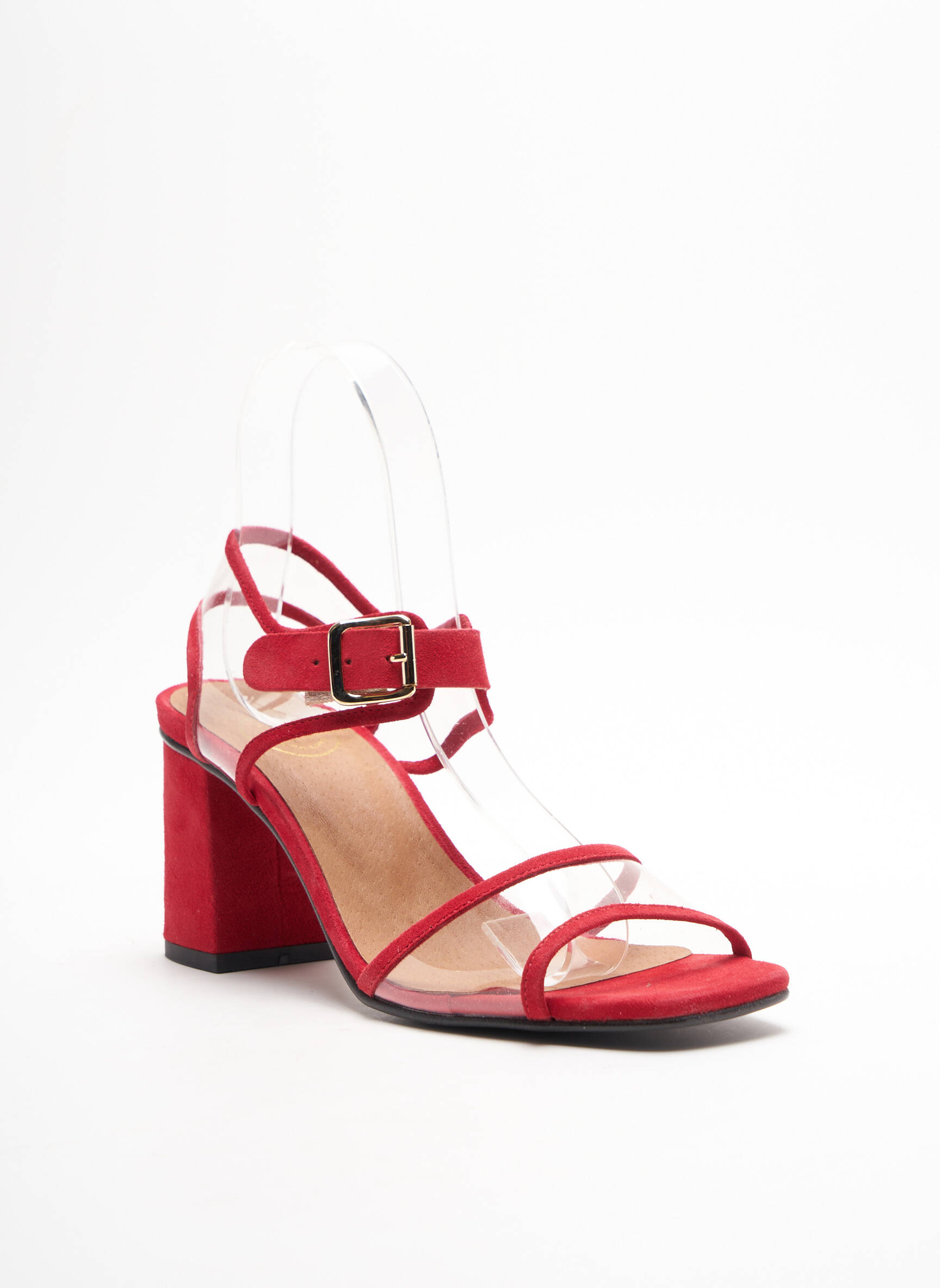 Sarenza Sandales Nu Pieds Femme couleur rouge