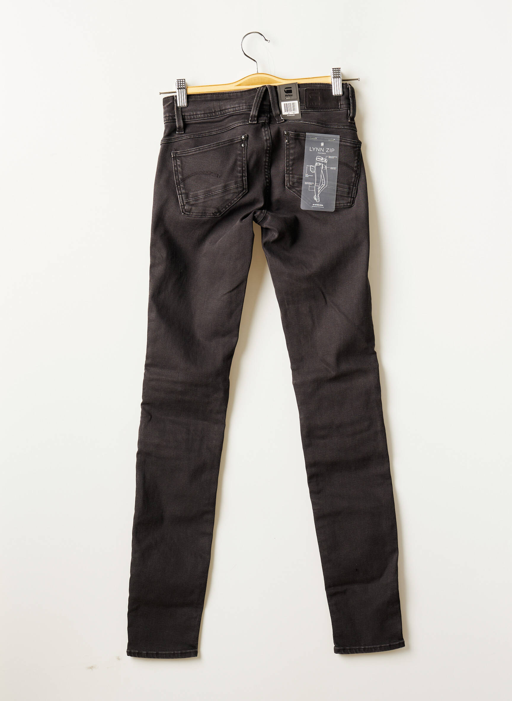 G Star Jeans Skinny Femme couleur gris