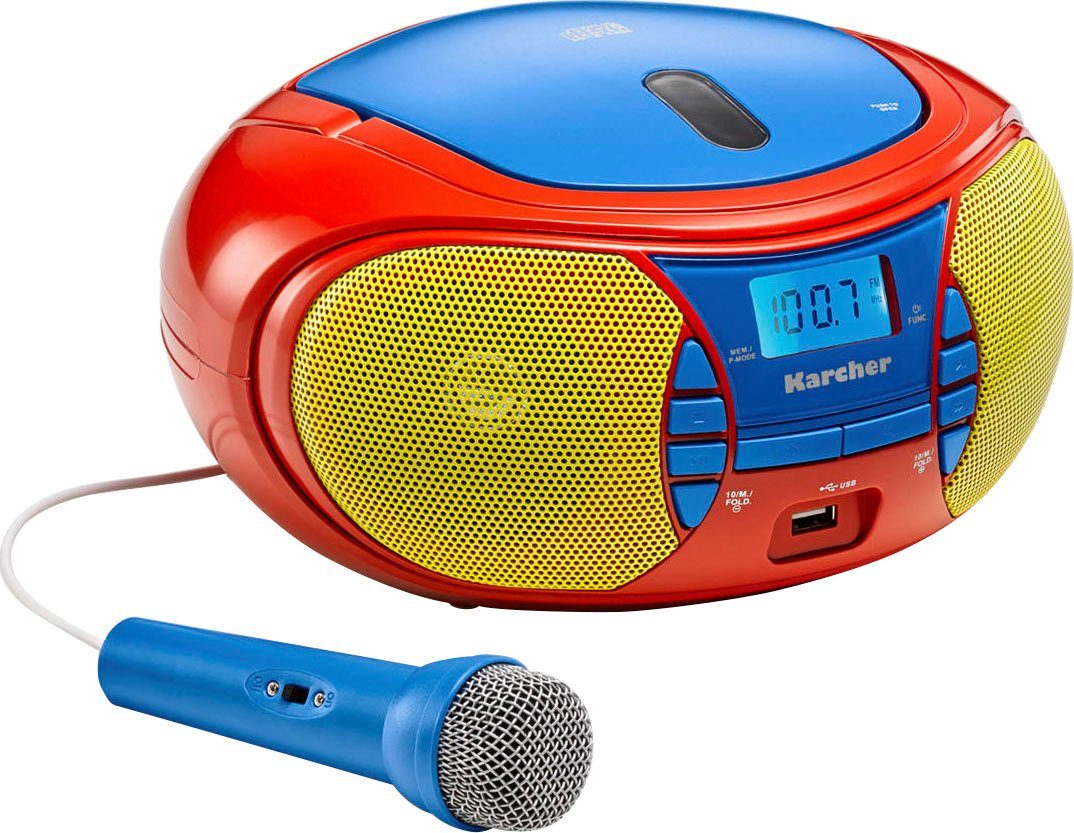 Karcher RR 5026 Boombox (FM-Tuner, UKW mit RDS, 2,4 W)