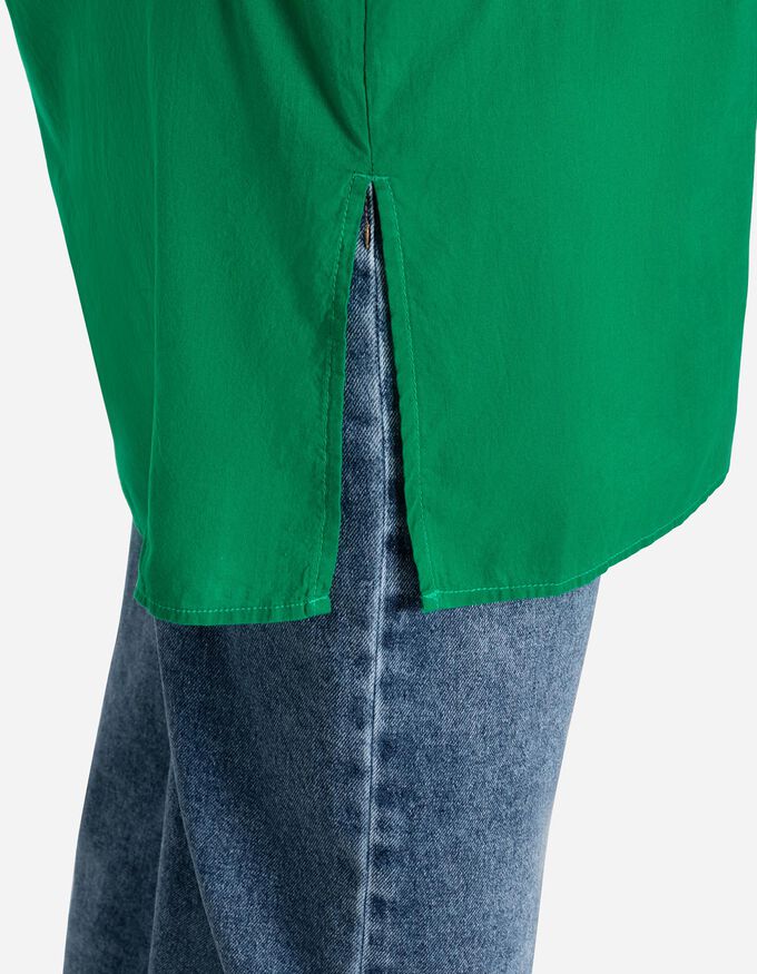 Longbluse - Seitenschlitz