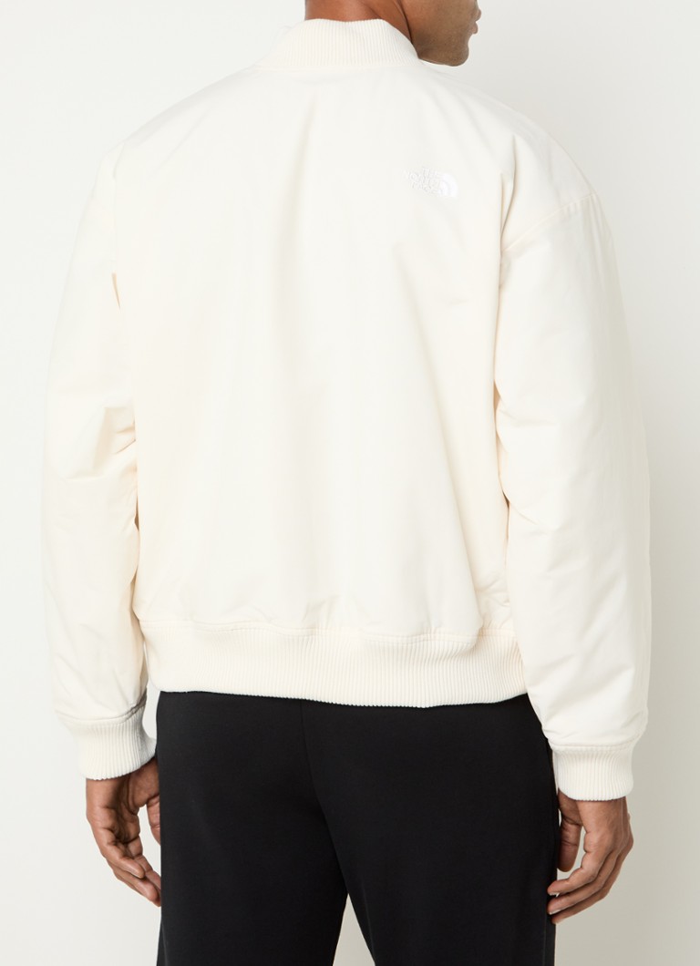 The North Face Bomber jacket with zip pockets and logo