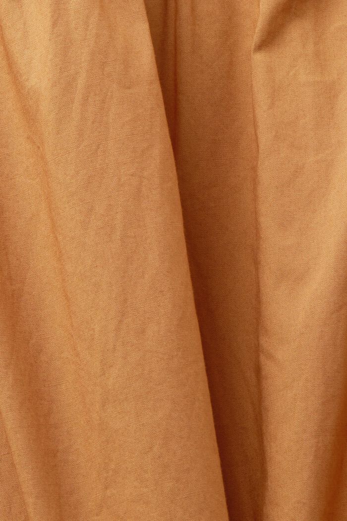 Hemdblusenkleid mit Bindegürtel, 100 % Baumwolle