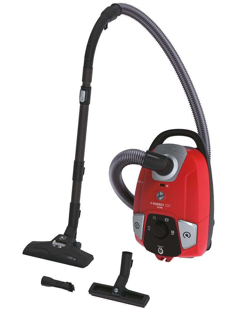 Hoover Bodenstaubsauger HE310HM 011, 850,00 W, mit Beutel, NANOPACK ™, Saugregler am Griff, 2in1 Tool