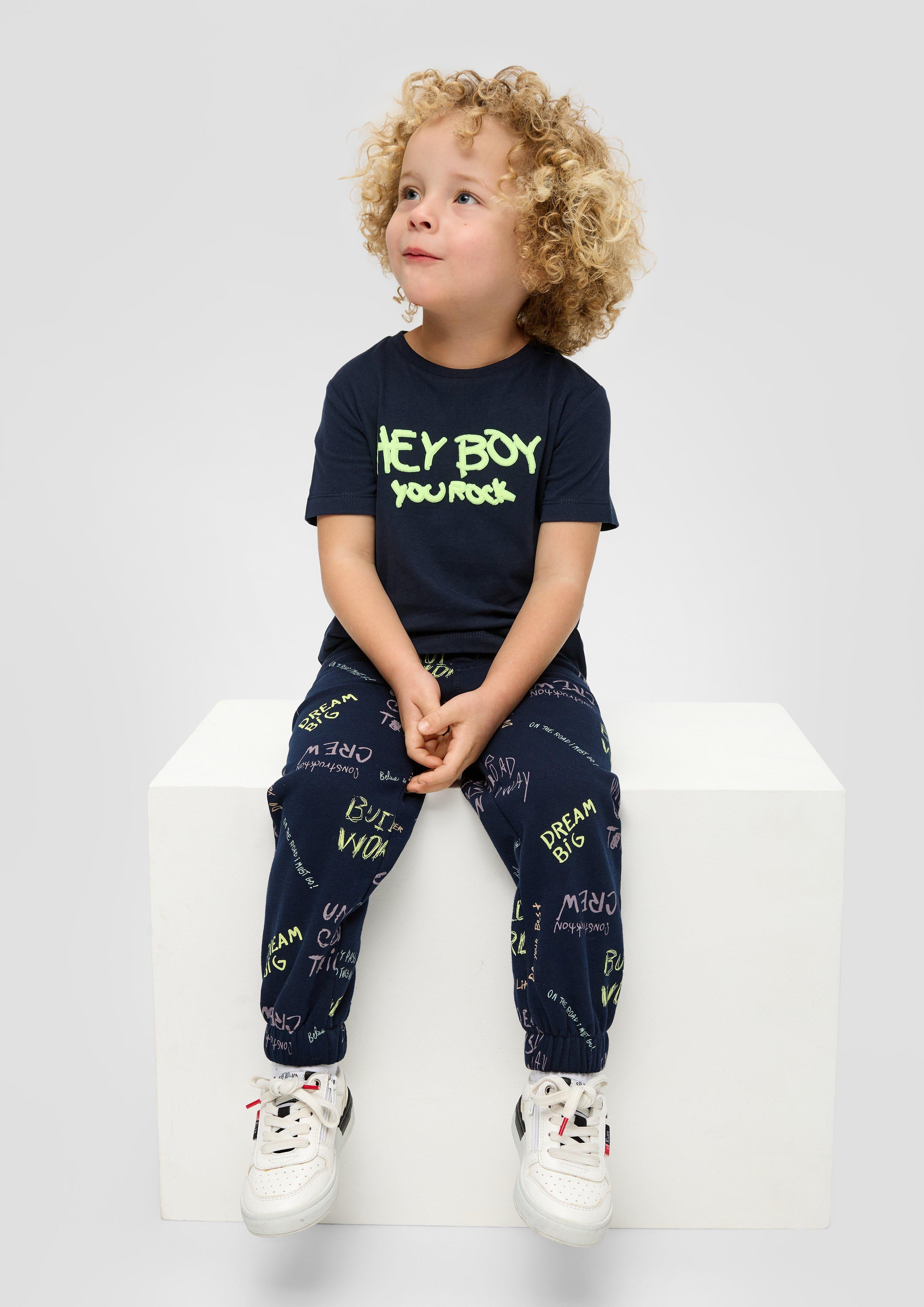 T-Shirt mit Relief-Print  2140407-5952