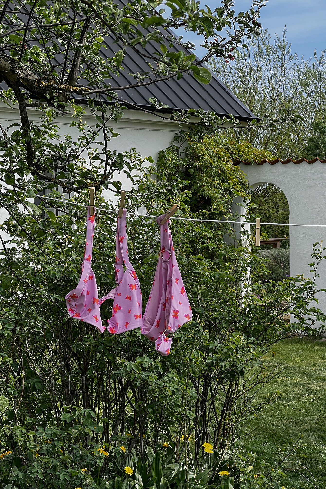 Bikini-Höschen mit Ring-Detail