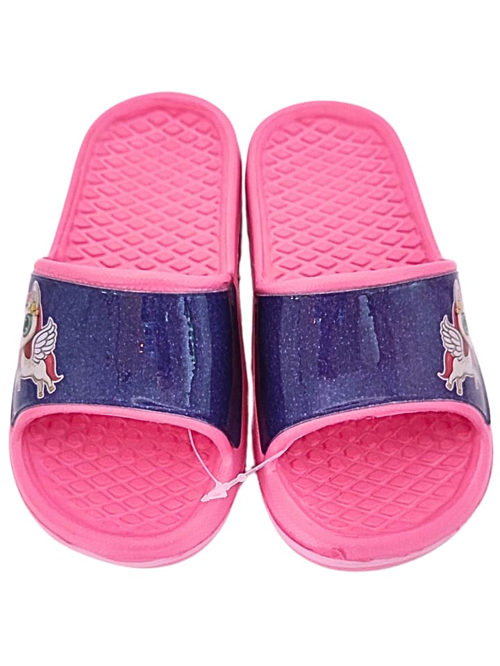 United Essentials Badelatschen Einhorn in Pink günstig kaufen