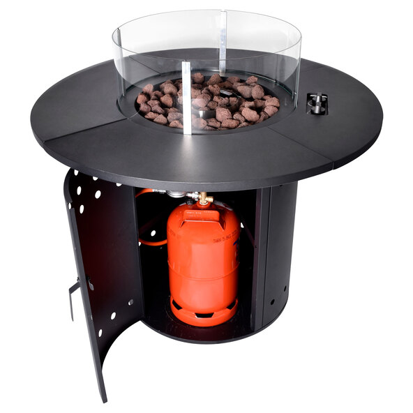 Ambiente-Feuertisch, rund (Gas)