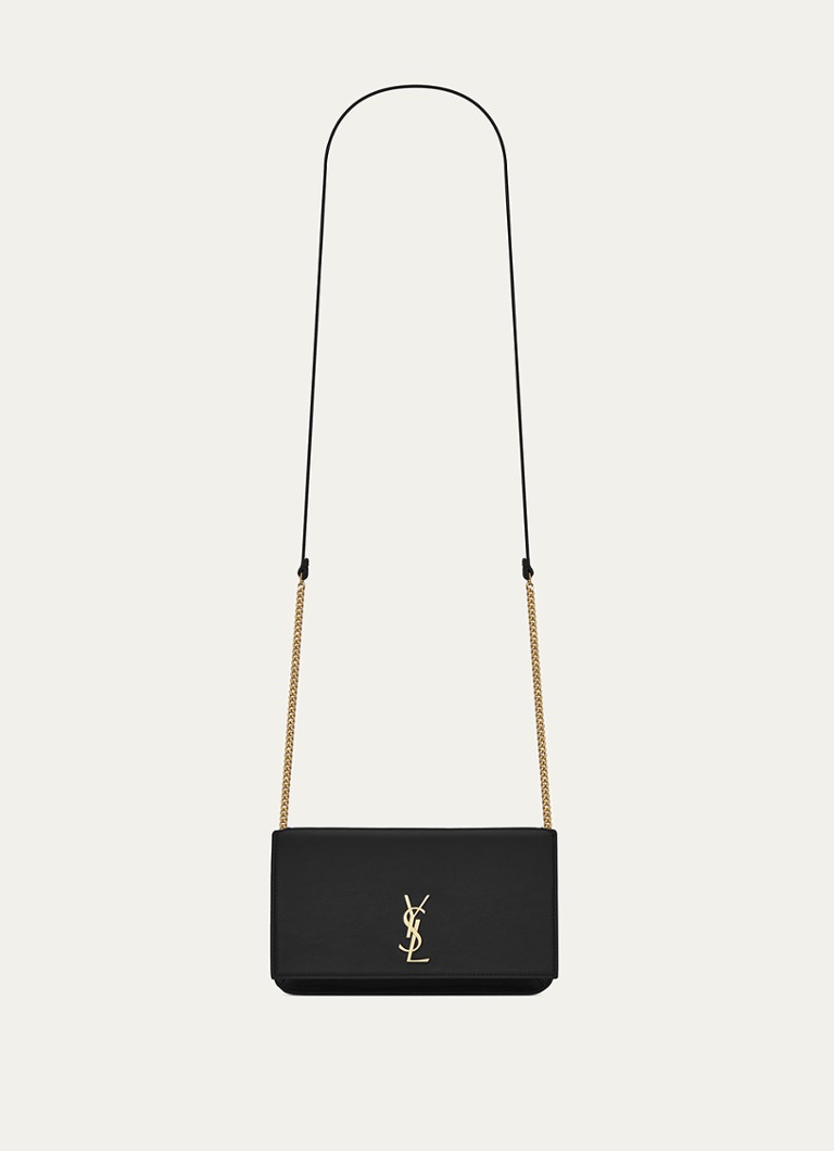 Bolsa de ombro pequena Saint Laurent Solferino em pele de bezerro