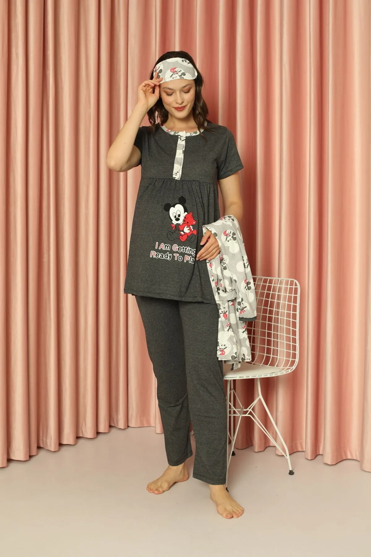 ELİZ HOMEWEAR  Umstands-Pyjama-Set