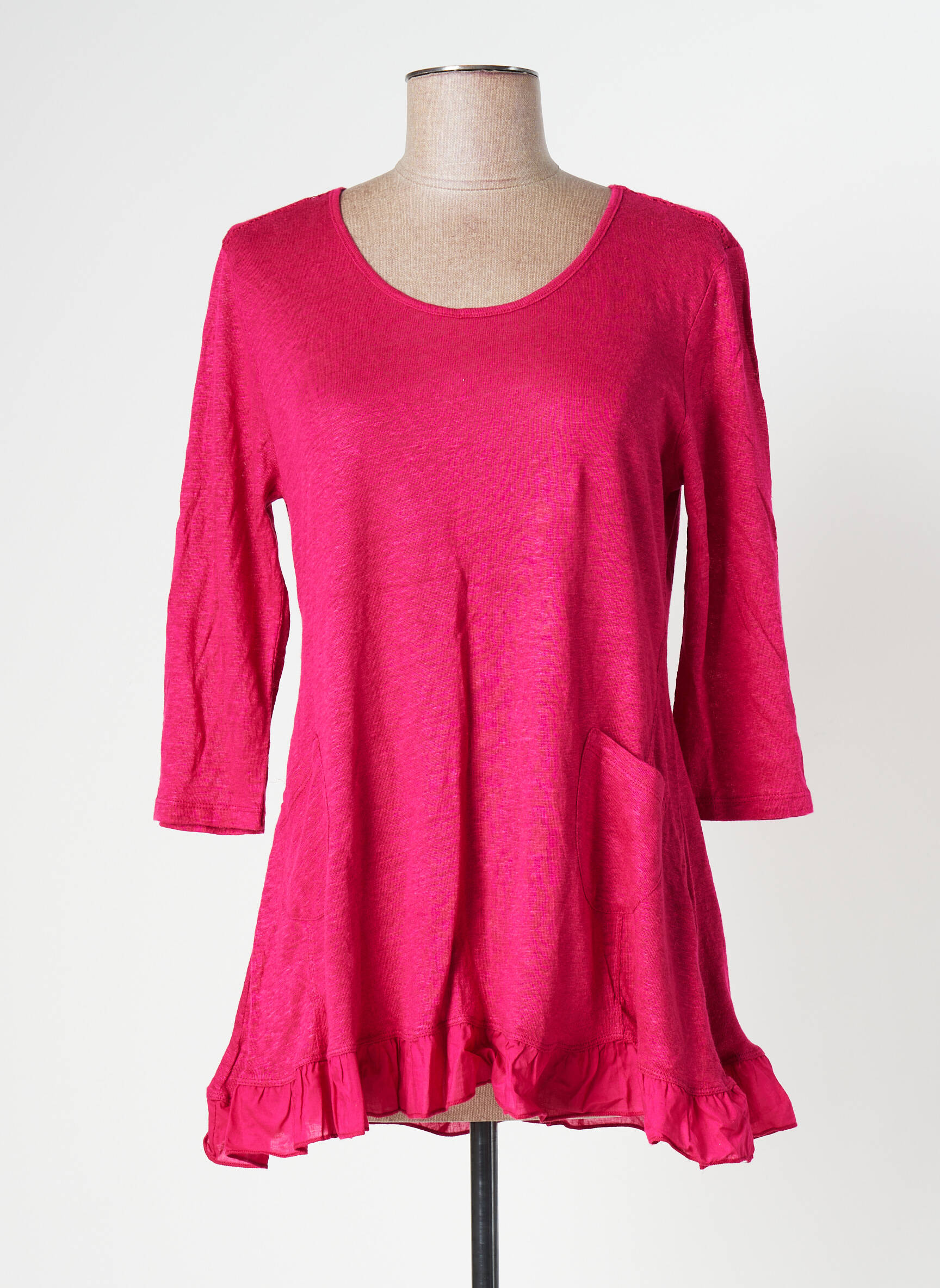 Maloka Tuniquemanchelongue Femme couleur rose