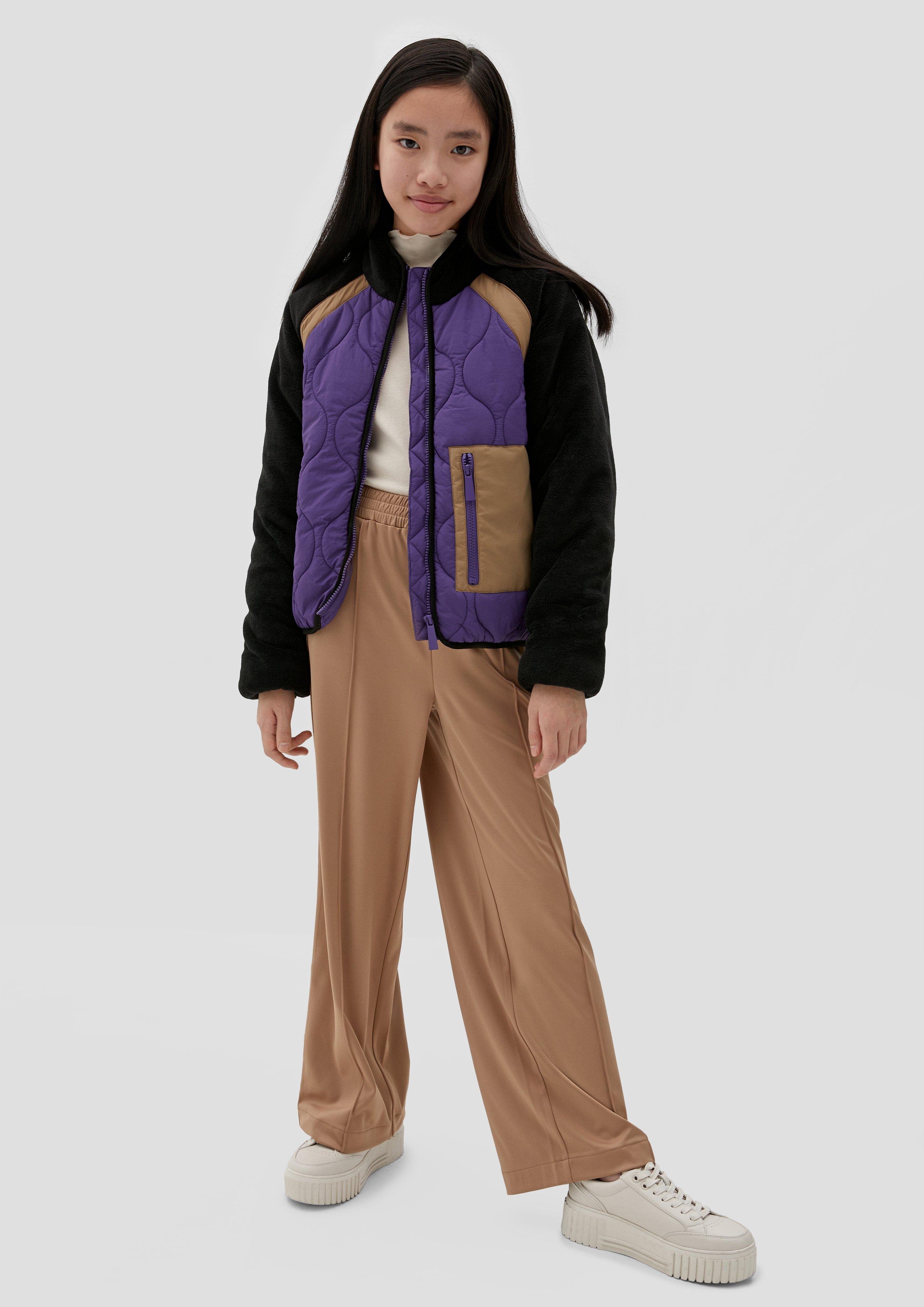 Jacke im Fabricmix  2133985-9999