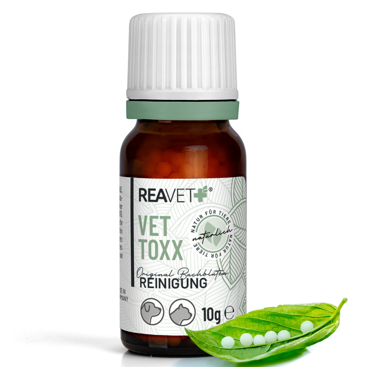 REAVET Ergänzungsfutter & Aufzucht REAVET Bachblüten Globuli - Vet Toxx 10g