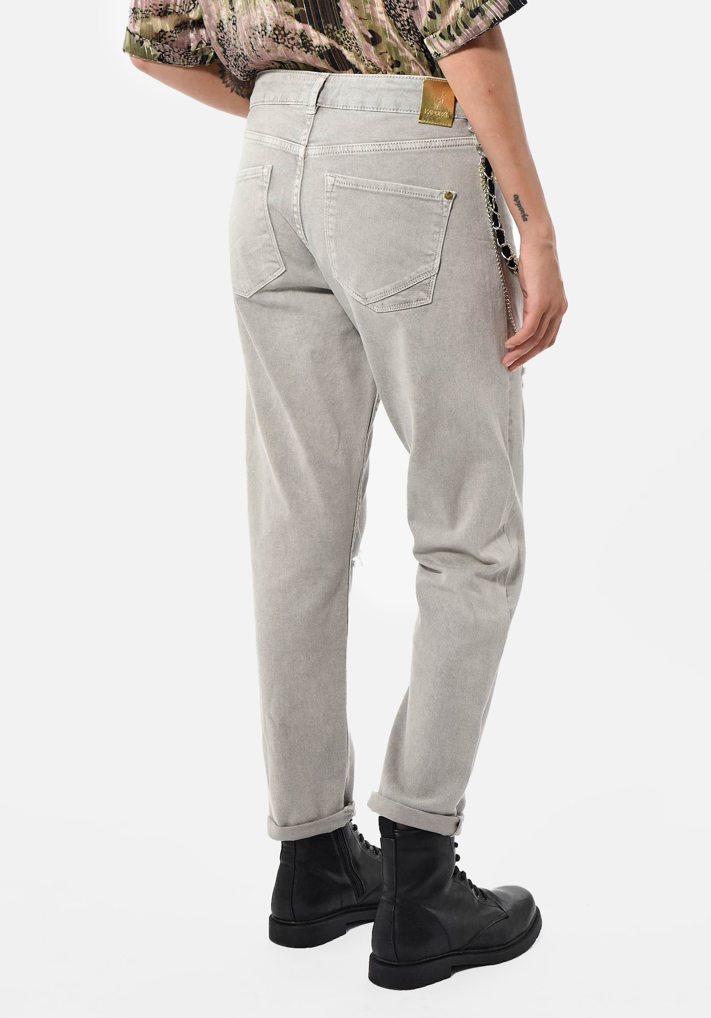 EMI    Jean boyfriend Femme
