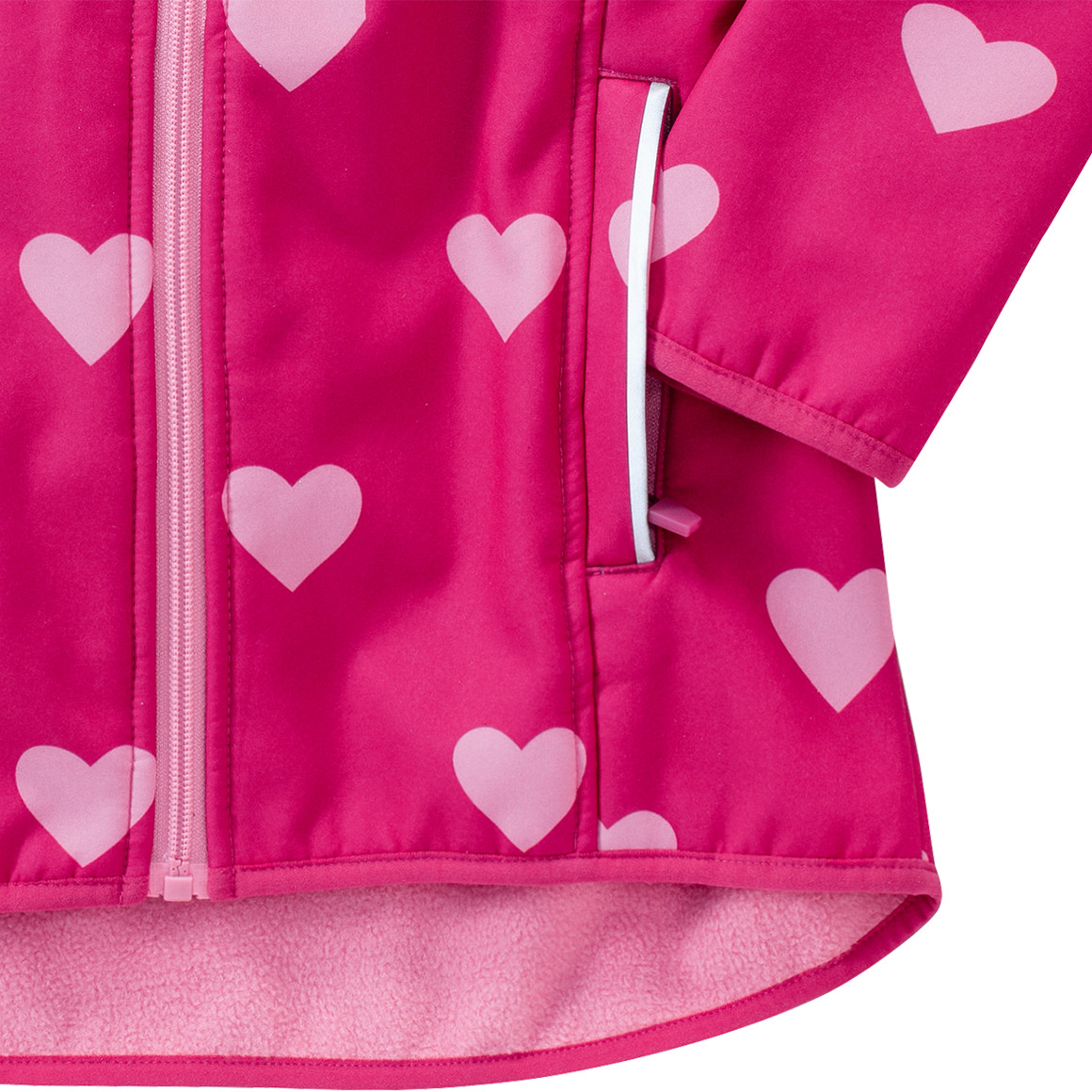 Mädchen Softshelljacke mit Fleecefutter