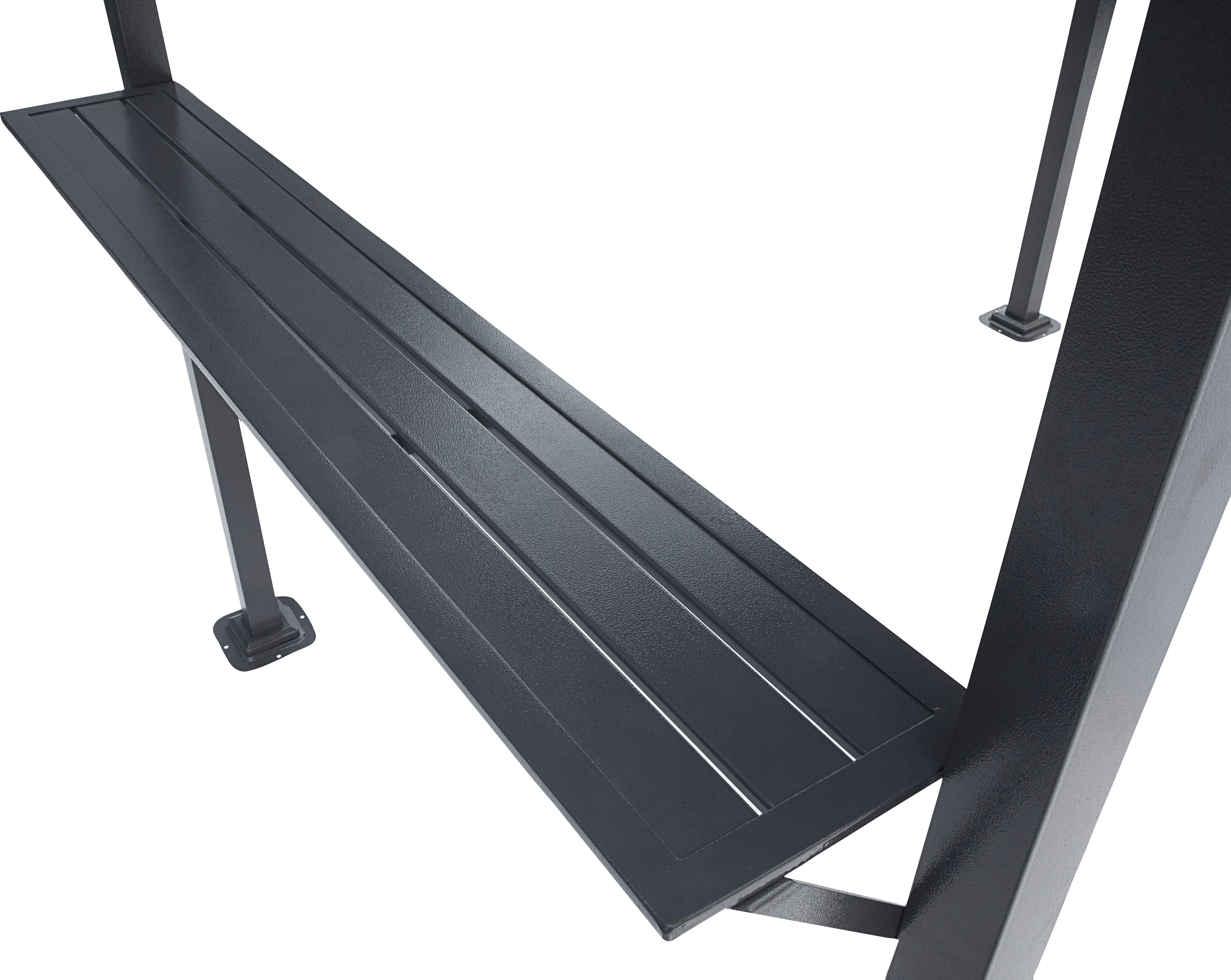 KONIFERA Grillpavillon Lissabon, BxT: 244x153 cm, mit verzinktem Stahldach und Stahlgestell