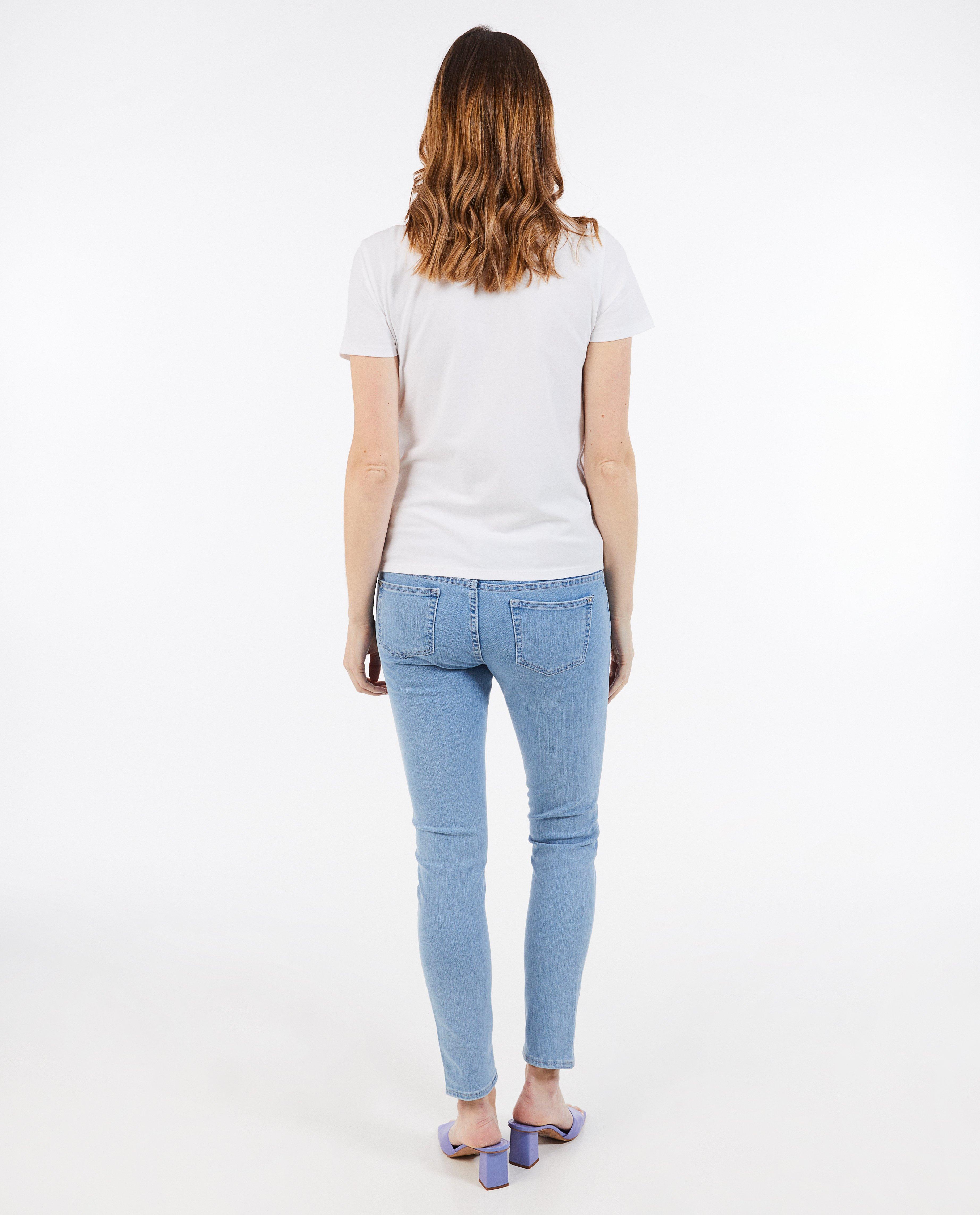 Blugi gravide albastru deschis Atelier Maman, albastru deschis