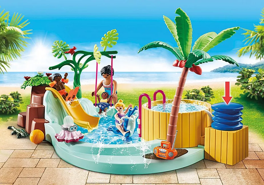Kinderbecken mit Whirlpool