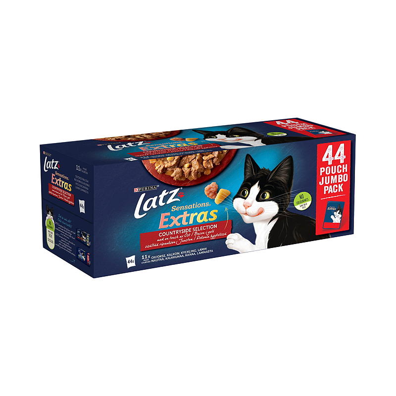 Nestle Kattemat 44x85 g våtfor Latz Jumbo