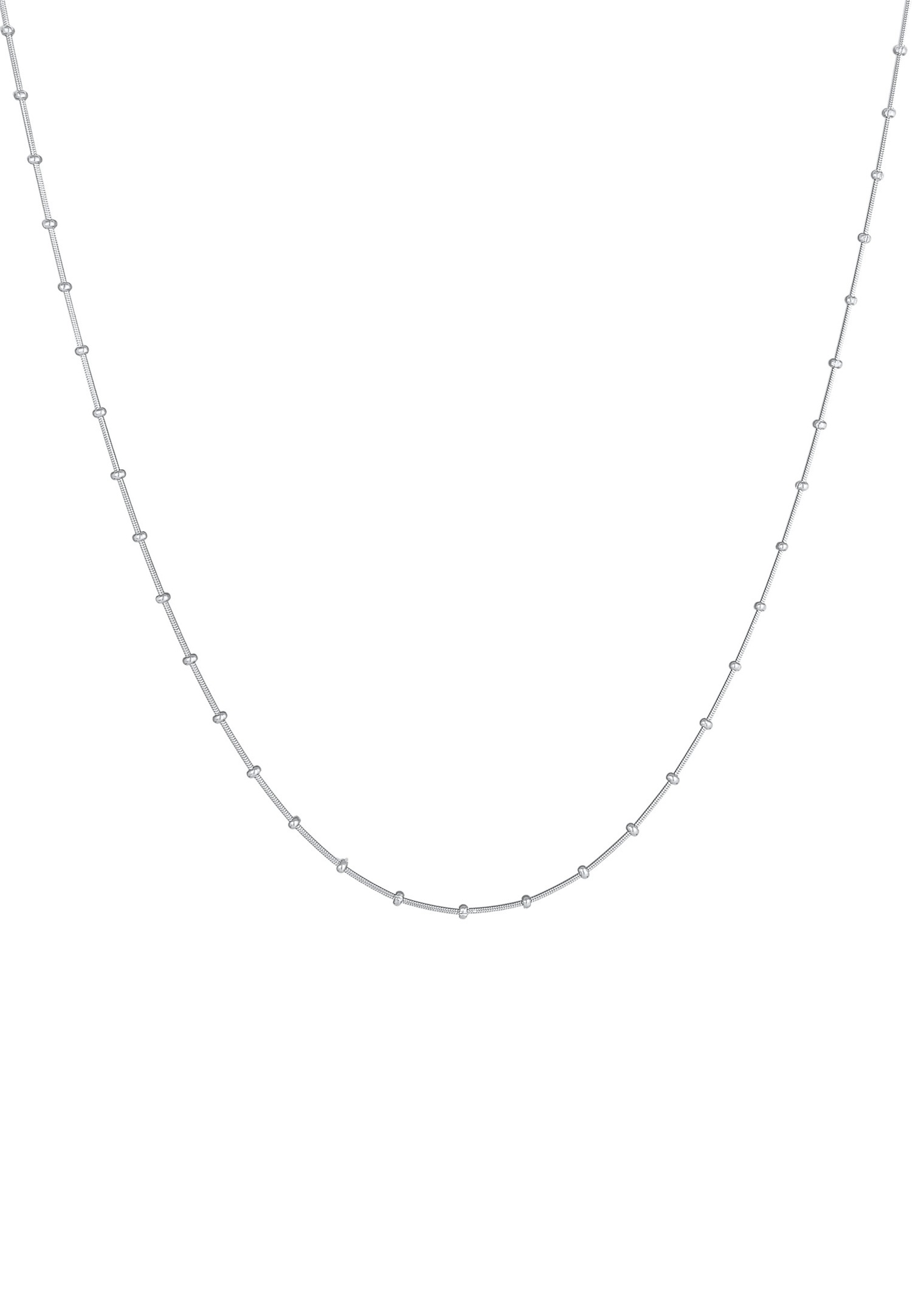 Elli ženski lančić sa zmijskim kuglicama, osnovni trend, od 925 sterling srebra