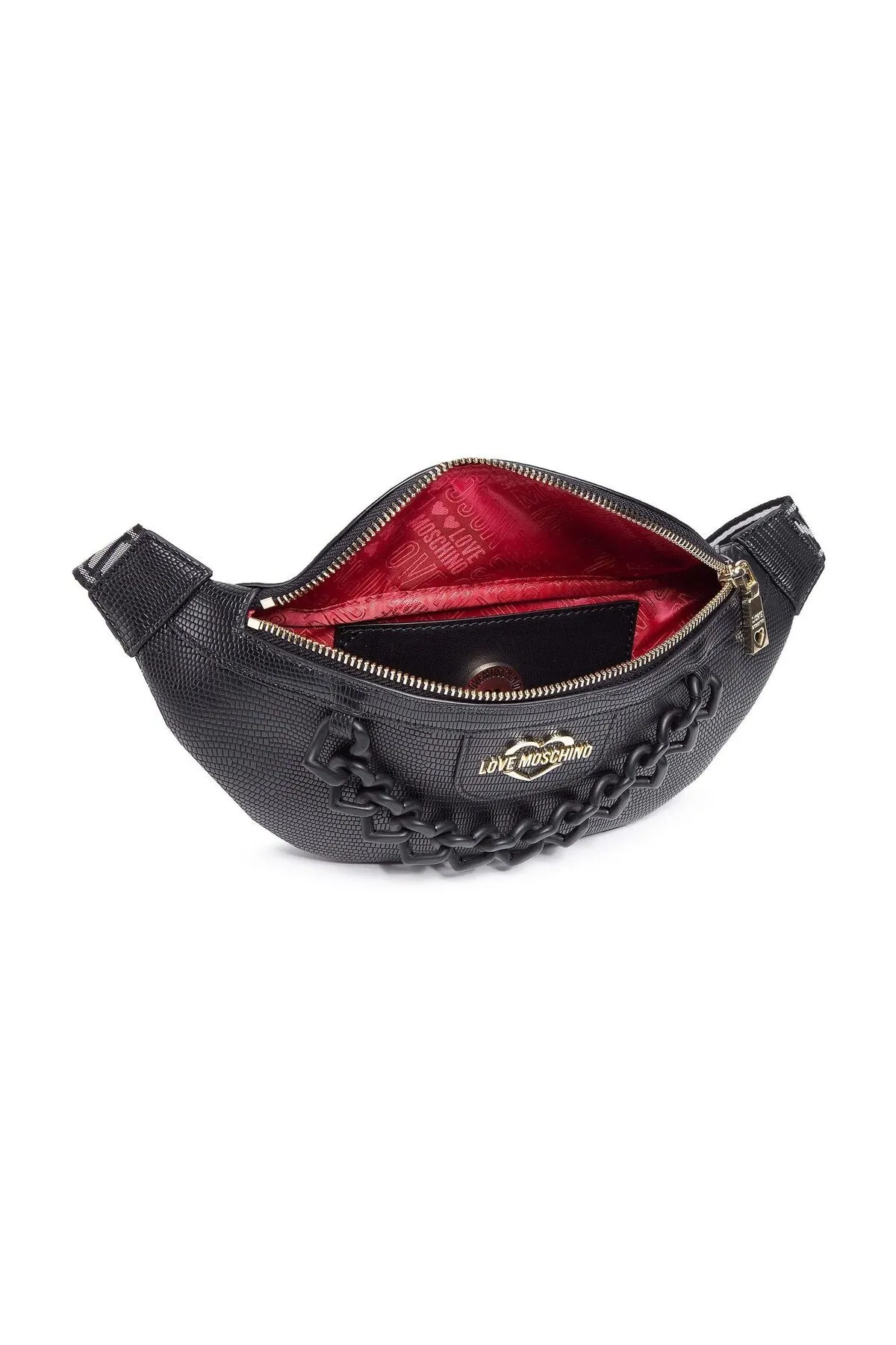 Love Moschino  Schwarze Damen-Taillentasche
