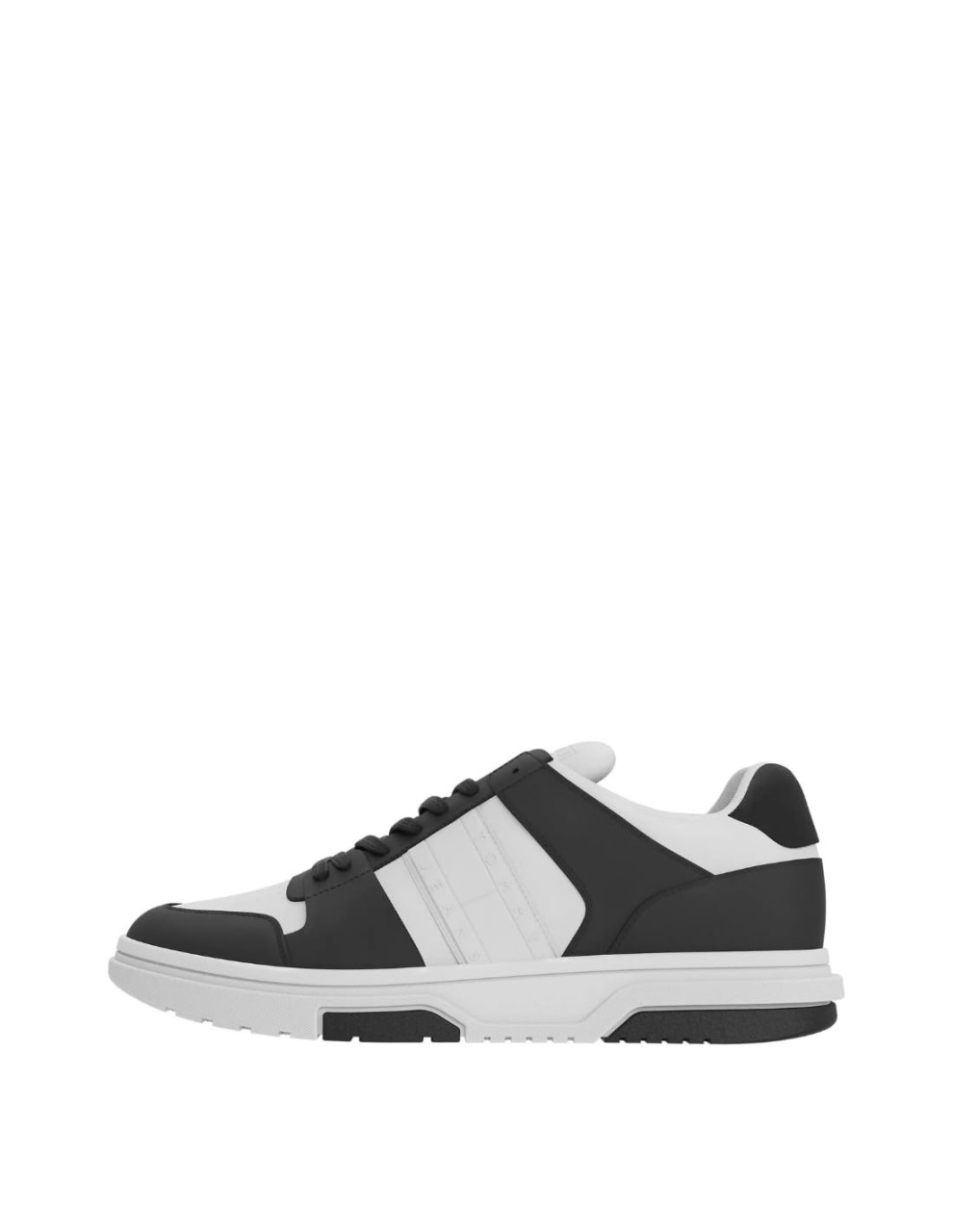 TOMMY HILFIGER Freizeit Schnürer schwarz THE BROOKLYN LEATHER